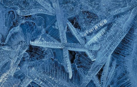 Close Up of Ice Crystals